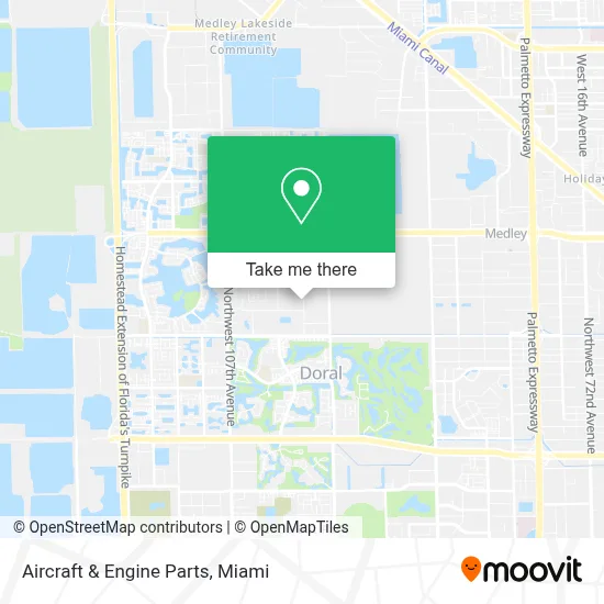 Aircraft & Engine Parts map