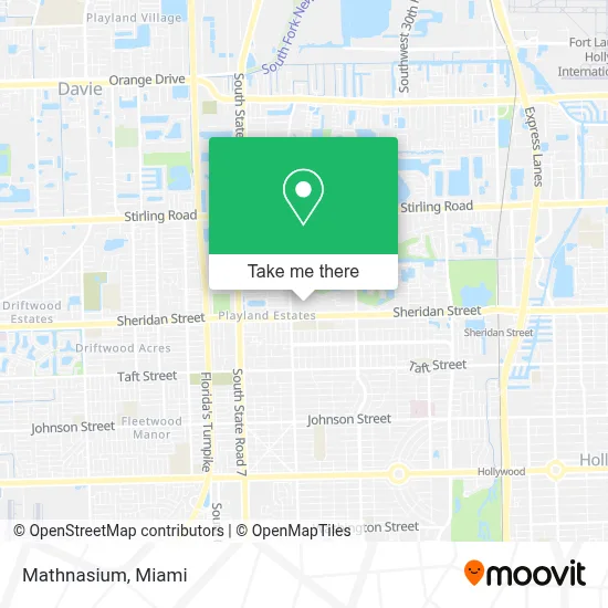 Mathnasium map