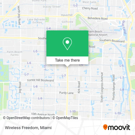 Wireless Freedom map