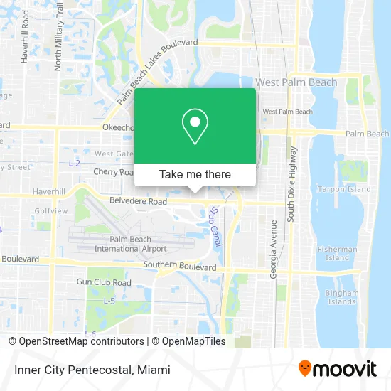 Inner City Pentecostal map