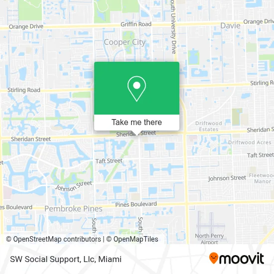 SW Social Support, Llc map
