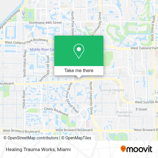 Healing Trauma Works map