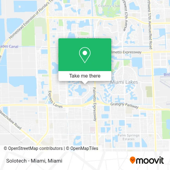 Solotech - Miami map