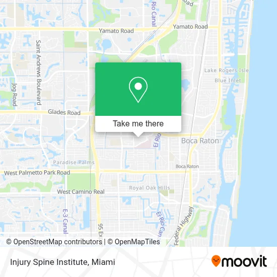 Injury Spine Institute map