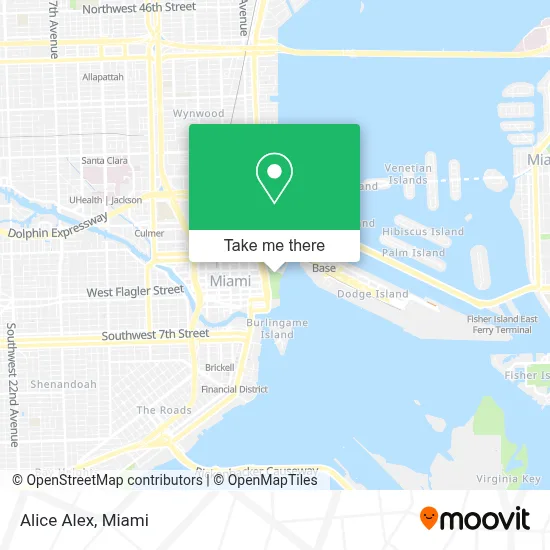 Alice Alex map