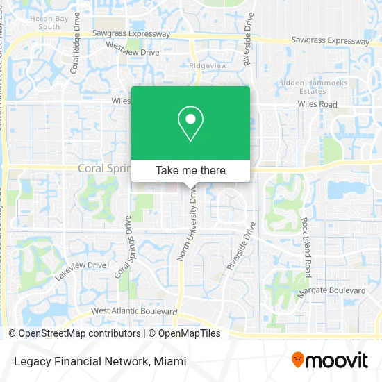 Legacy Financial Network map