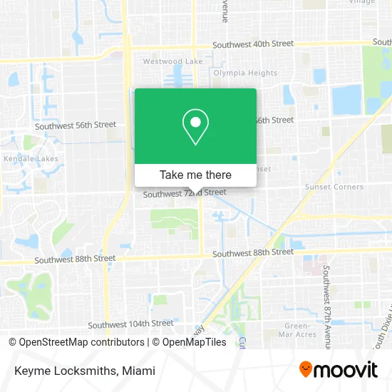 Keyme Locksmiths map