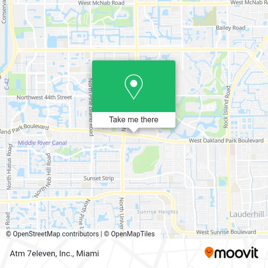 Atm 7eleven, Inc. map