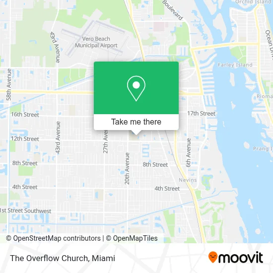 The Overflow Church map