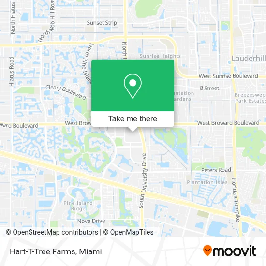 Hart-T-Tree Farms map