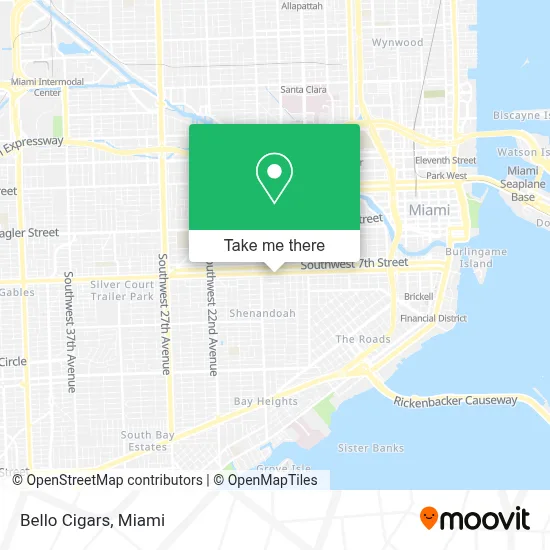 Bello Cigars map