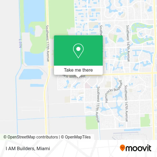 I AM Builders map