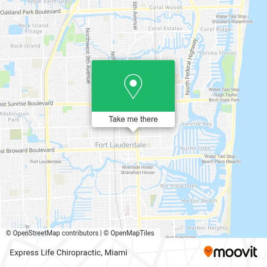Express Life Chiropractic map