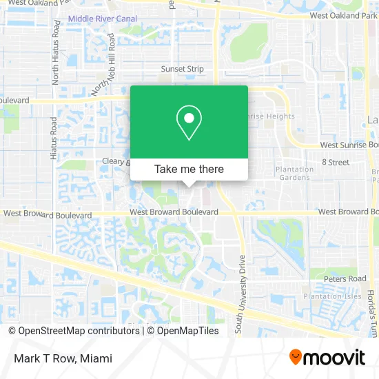 Mark T Row map