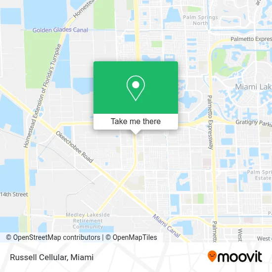 Russell Cellular map