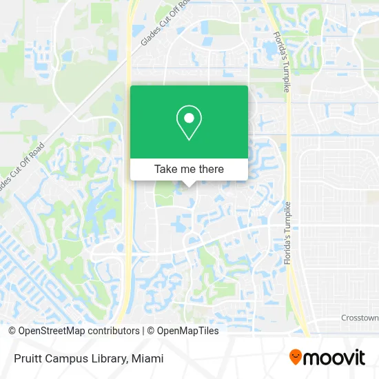 Pruitt Campus Library map