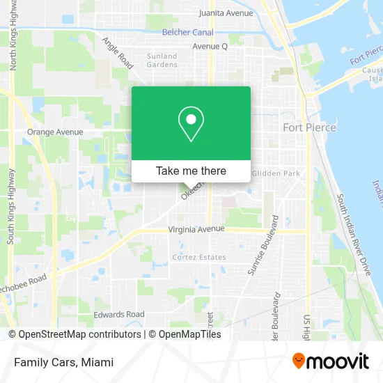 Family Cars map