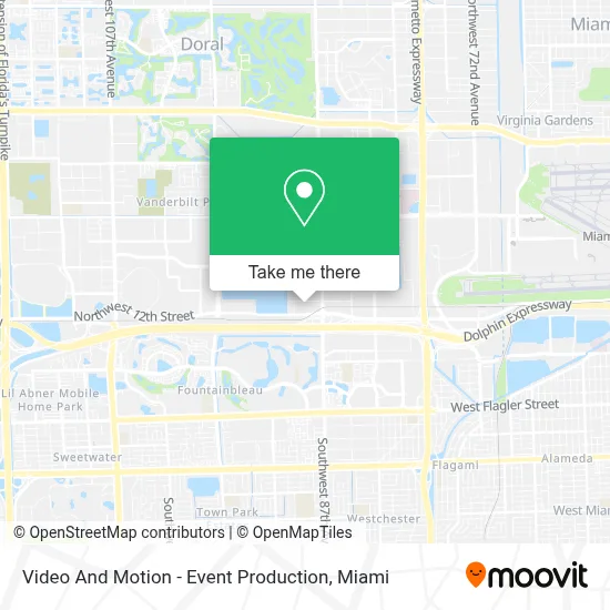 Video And Motion - Event Production map