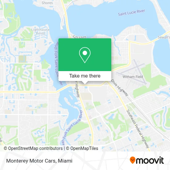 Monterey Motor Cars map