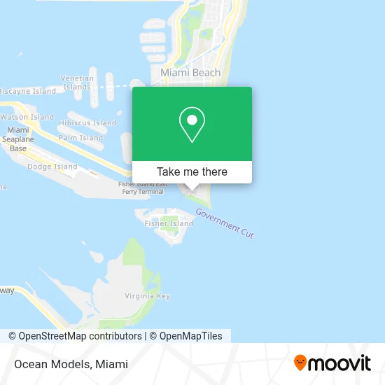 Ocean Models map