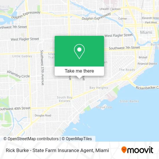 Rick Burke - State Farm Insurance Agent map