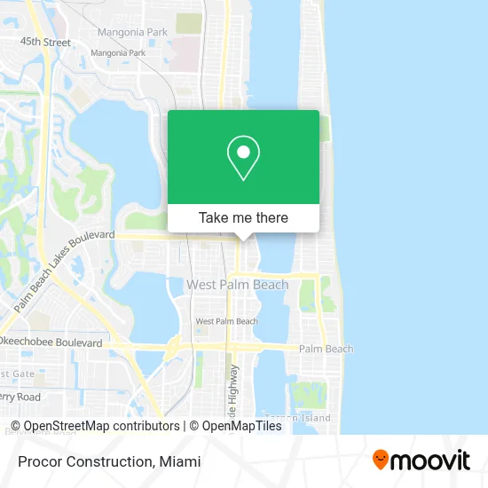 Procor Construction map