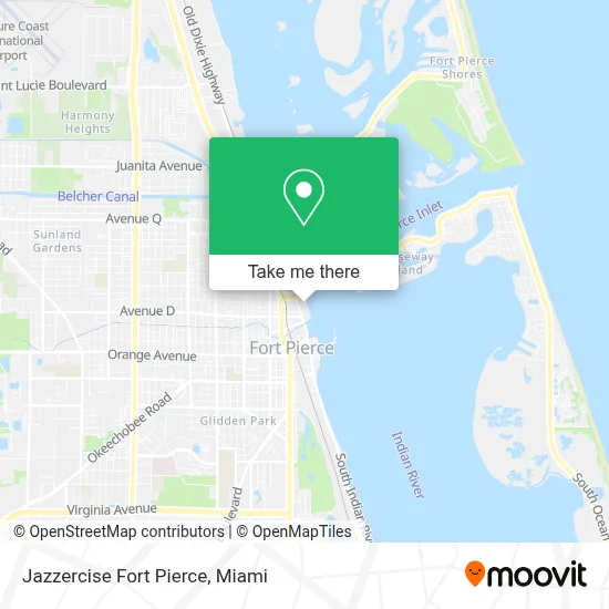 Jazzercise Fort Pierce map
