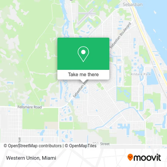 Western Union map