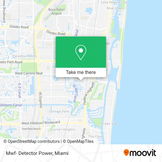 Mwf- Detector Power map