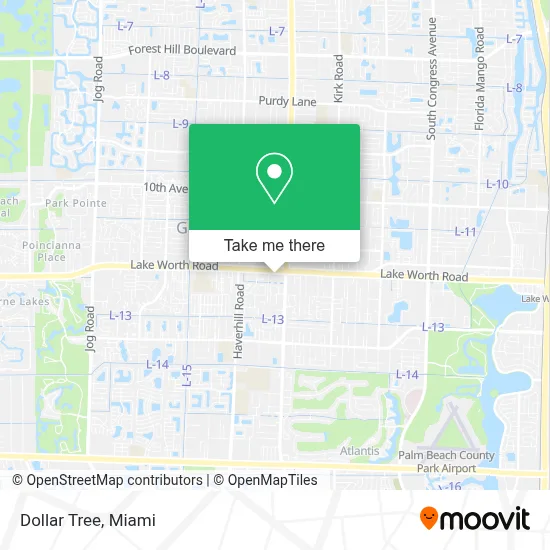 Dollar Tree map