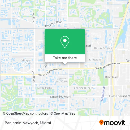 Benjamin Newyork map