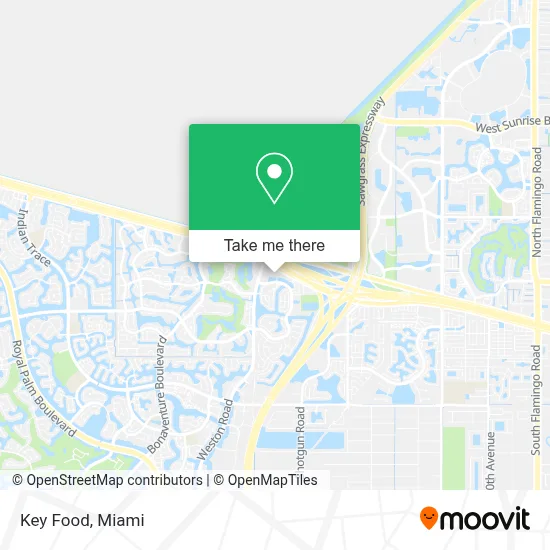 Key Food map