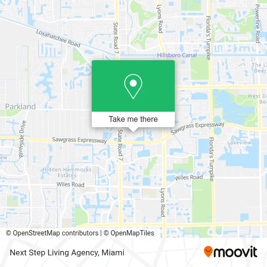 Next Step Living Agency map