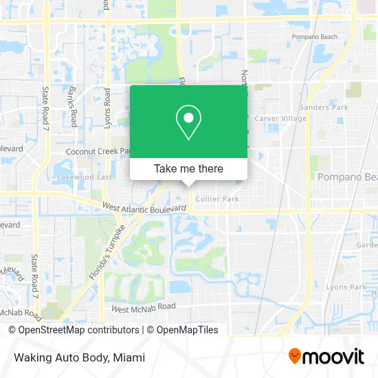 Waking Auto Body map
