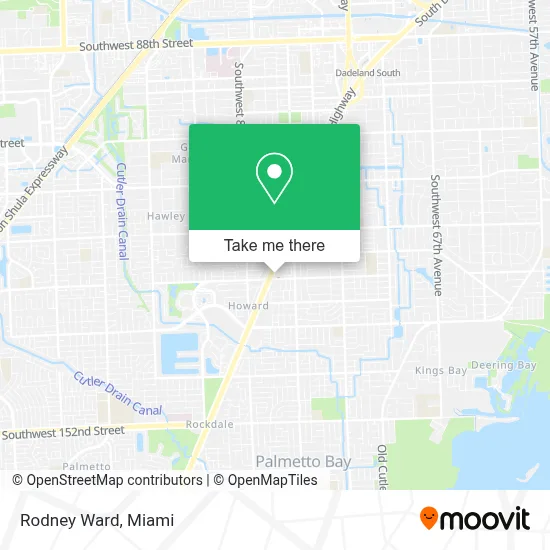 Rodney Ward map