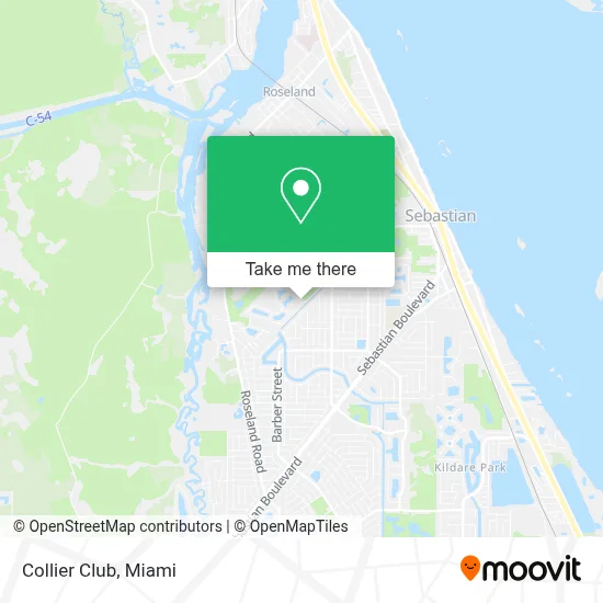Collier Club map