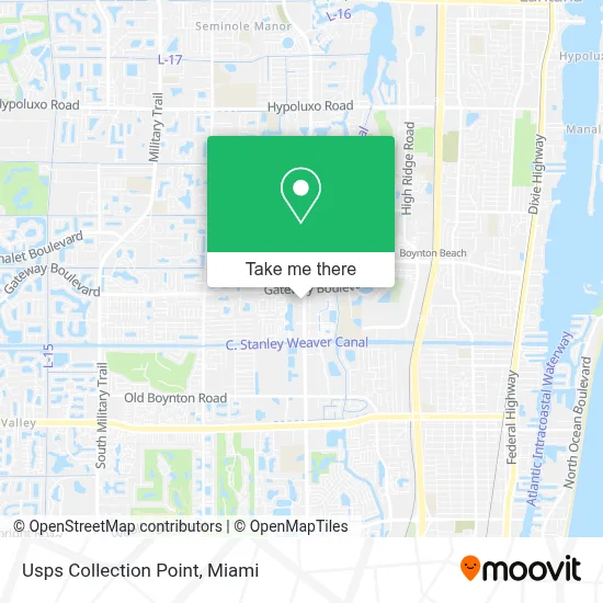 Usps Collection Point map