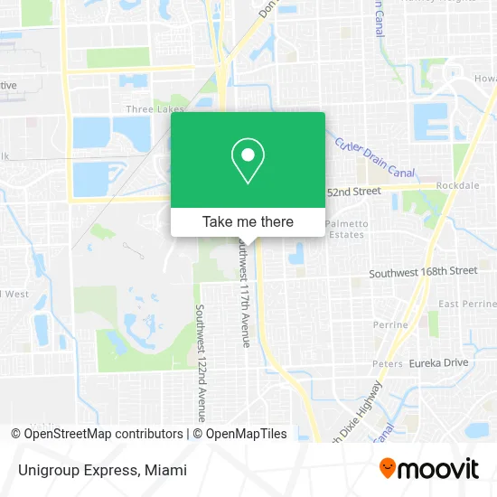 Unigroup Express map