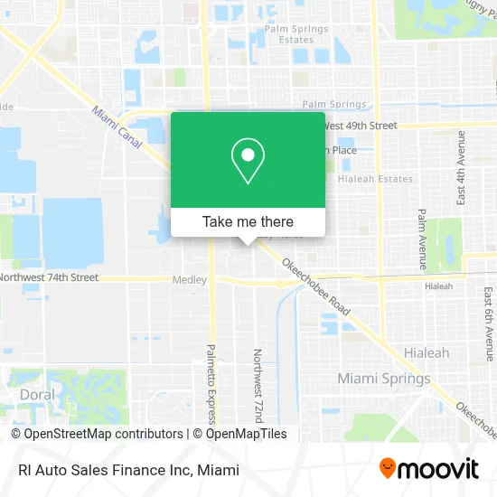 Rl Auto Sales Finance Inc map