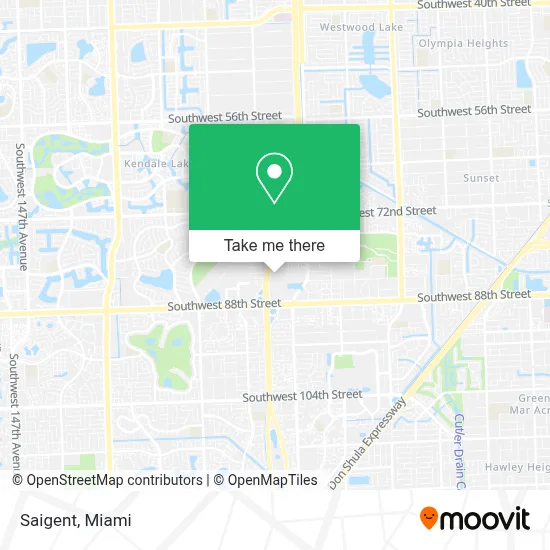 Saigent map