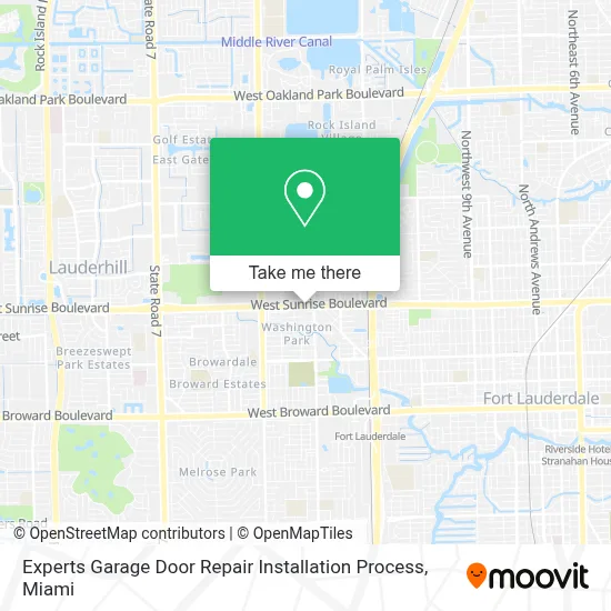 Experts Garage Door Repair Installation Process map