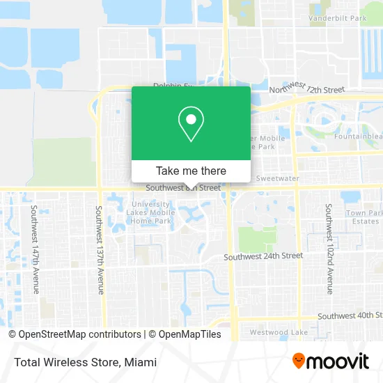 Total Wireless Store map