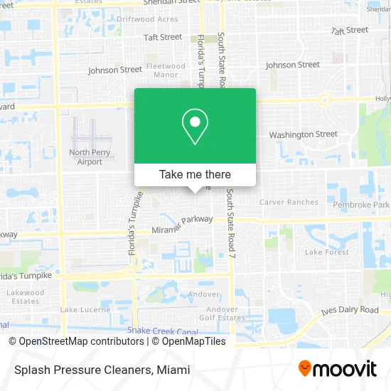 Splash Pressure Cleaners map