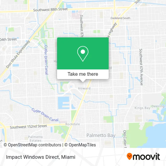 Impact Windows Direct map