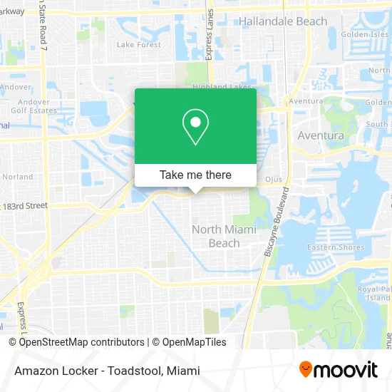 Amazon Locker - Toadstool map
