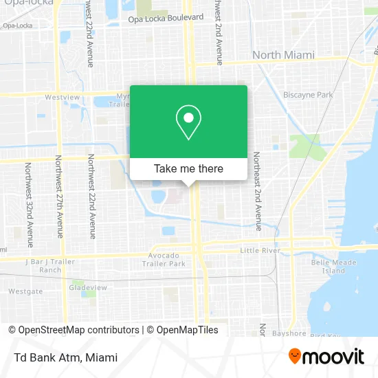 Td Bank Atm map