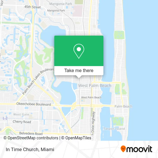 In Time Church map
