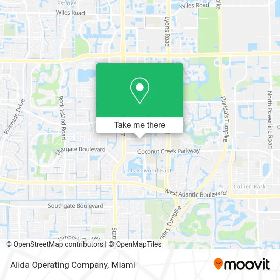 Alida Operating Company map