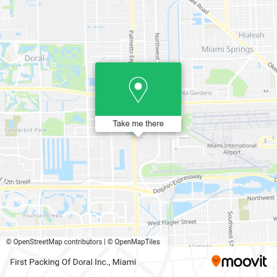 First Packing Of Doral Inc. map