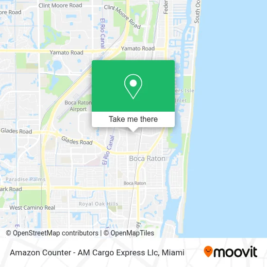 Amazon Counter - AM Cargo Express Llc map